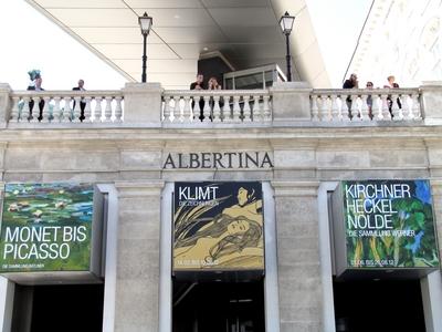 Albertina Museum - Vienna - Austria - Expositions-stock-photo