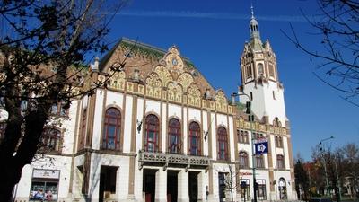City Hall - Kiskunfélegyháza - Hungary-stock-foto