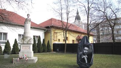 Courtyard of Petőfi Sándor's Birthplace - Kiskőrös - Hungary-stock-foto