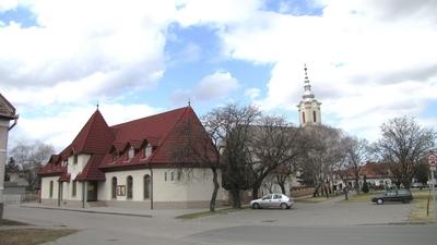 Soltvadkert - Center - Hungary-stock-foto