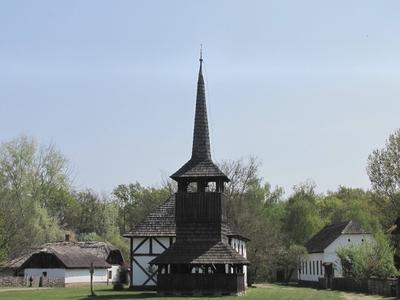 Reformed belfry - Sóstó - Nyíregyháza - Hungary-stock-foto