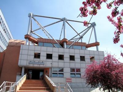 House of Trade Unions - Nyíregyháza - Hungary-stock-foto