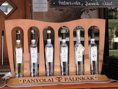 Hungarian brandies - Nyíregyháza-stock-foto