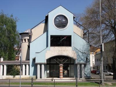 City Galery - Nyíregyháza - Hungary-stock-foto