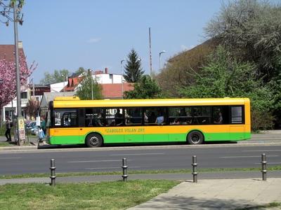 Bus in Nyíregyháza - Hungary-stock-foto