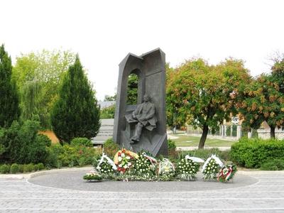 Hungarian Prime Minister Wekerle Sándor Memorial - Mór-stock-foto