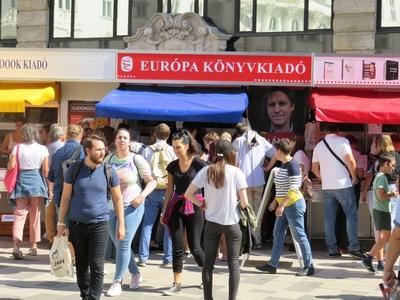 Budapest International Book Festival - People-stock-foto