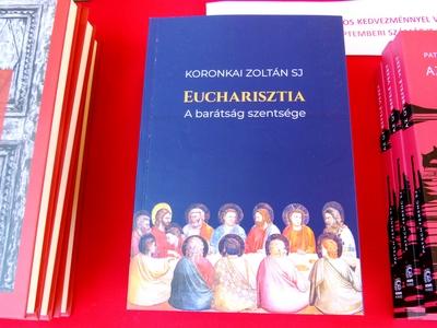 Book on Eucharist - Budapest International Book Festival-stock-photo