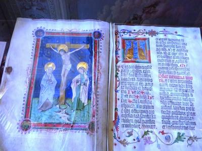 Missal Book - Library of Pannonhalma Archabbey - Hungary-stock-foto