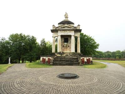 Árpád Memorial - Ópusztaszer -Conquest of Hungary-stock-foto