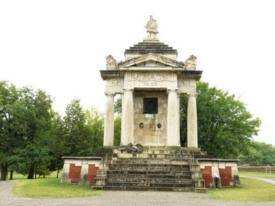 Árpád Memorial - Ópusztaszer - Conquest of Hungary-stock-foto