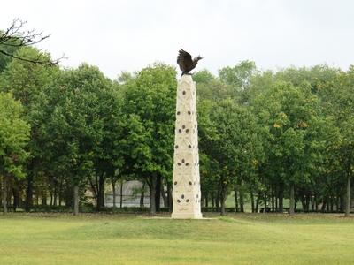 Hungsrtian National Togethrness Monument - Ópusztaszer-stock-foto