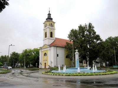 Kistelek - Hungary - City center-stock-foto