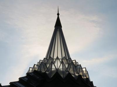 Dome of Makó Thermal and Spa - Hungary - Architecture-stock-photo