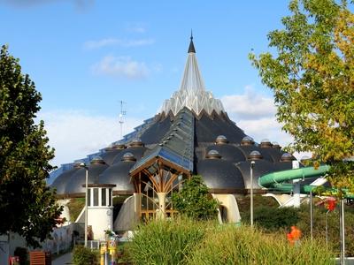 Makó - Thermal and Spa - Organic Architecture - Hungary-stock-photo