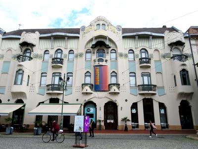 Art Nouveau Palace - REÖK - Szeged-stock-photo