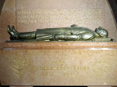 Tomb of Klebelsberg Kuno in Szeged Cathedral - Hungary-stock-photo