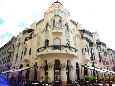 REÖK Palace - Szeged - Hungary - Art Nouveau-stock-foto