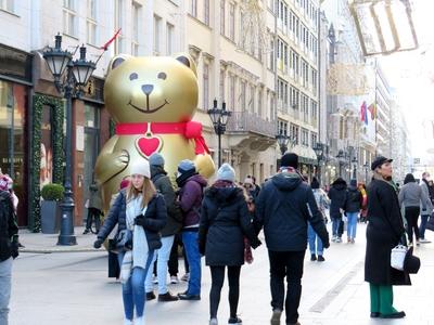 Christmas atmosphere - Budapest b- Dpwntown-stock-foto