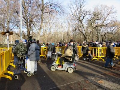 People in need waiting for Food - Christmas - Budapest-stock-photo