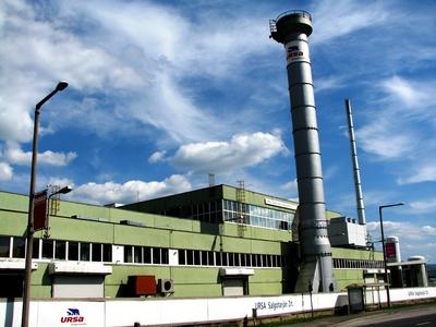 Ursa glass wool factory - Salgótarján - Hungary-stock-foto