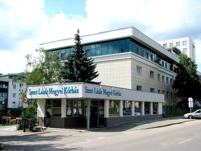 Salgótarján - Hospital - Hungary-stock-foto