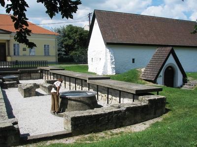 Pásztó - Medieval glass cold house - Hungary-stock-foto