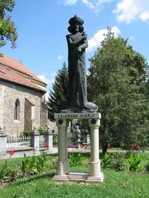 Statue of King Sigismund - Pásztó - Hungary-stock-foto