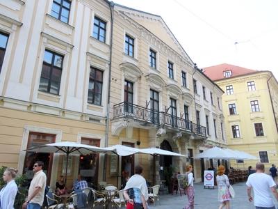 Bratislava (Pozsony), 19 May 2018The Zichy Palace of Bratislava.A pozsonyi Zichy palota. Az épületet 1775 körül építtette gróf Zichy Ferenc.-stock-foto