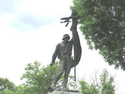Monument WWI - Nagykáta - Hungary-stock-foto