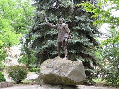 Jász Monument - Jászberény - Hungary-stock-foto