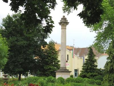 Obelisc - 1849 - Hungarian Revolution - Nagykáta-stock-foto