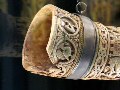 Lehel Horn - Hungarian legendary relic - Jászberény-stock-photo