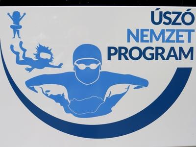 Sport - Poster - Swimming Nation Program - Budapest-stock-foto