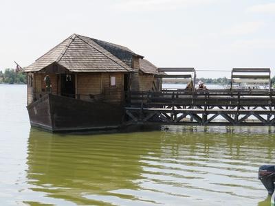 Ship mill on the Danube river - Ráckeve - Hungary-stock-foto