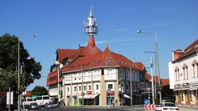 Baja - Antenna House - Hungary-stock-foto