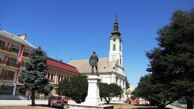 Baja - Tóth Kálmán square - Hungary-stock-foto