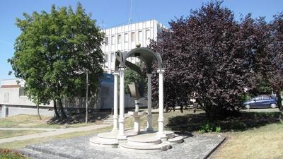 Baja - The Árpád well.  - Hungary-stock-foto
