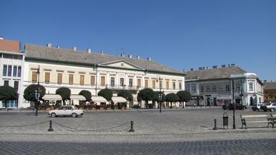 Baja - Fischer House - Troinity Square - Hungary-stock-foto