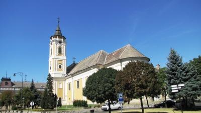 Baja - Franciscan Church - Hungary-stock-foto