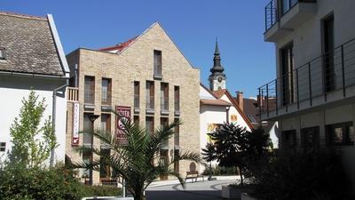 Baja - City center view - Hungary-stock-foto