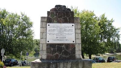 Baja - Memorial Ice flood 1956 - Hungary-stock-foto