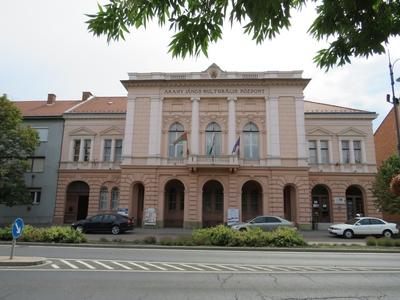 Cultural center - Nagykőrös - Hungary-stock-photo