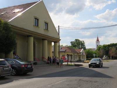 Tápiószentmárton - Cultural center - Church - Hungary-stock-photo