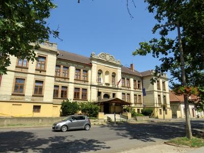 Törökszentmiklós - High School Dormitory - Hungary-stock-photo