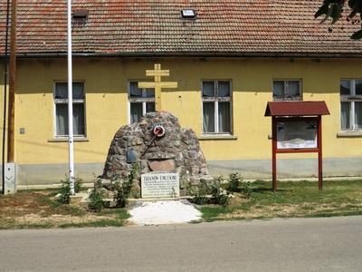 Szajol - Hungary - Trianon memoril-stock-foto
