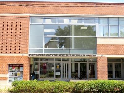 Törökszentmiklós - Cultural Center - Hungary-stock-photo