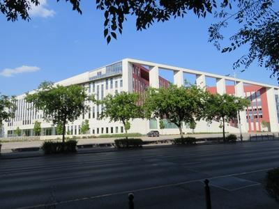 Campus of  of the National Public Service University - Budapest - Hungary-stock-photo