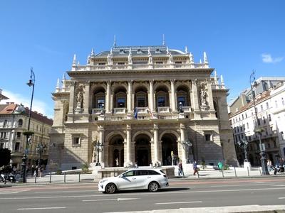 Hungarian State Opera House - Budapest - Ybl Miklós-stock-foto
