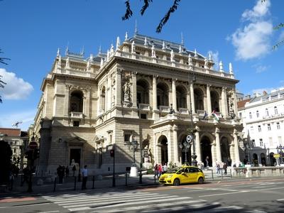 Hungarian State Opera House - Budapest - Ybl Miklós-stock-foto